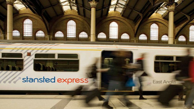 The Stansted Express offers the fastest service between Stansted Airport and Central London. Image: Visit London