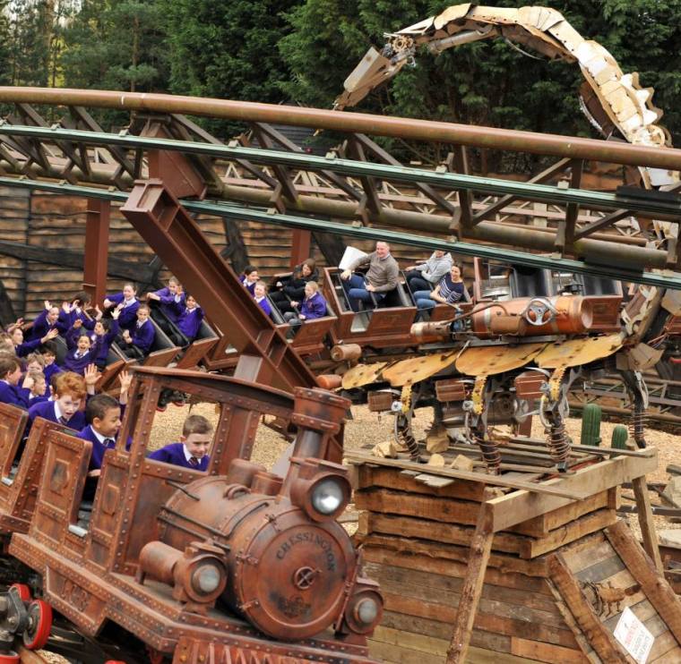 The Scorpion express at Chessington World of Adventures